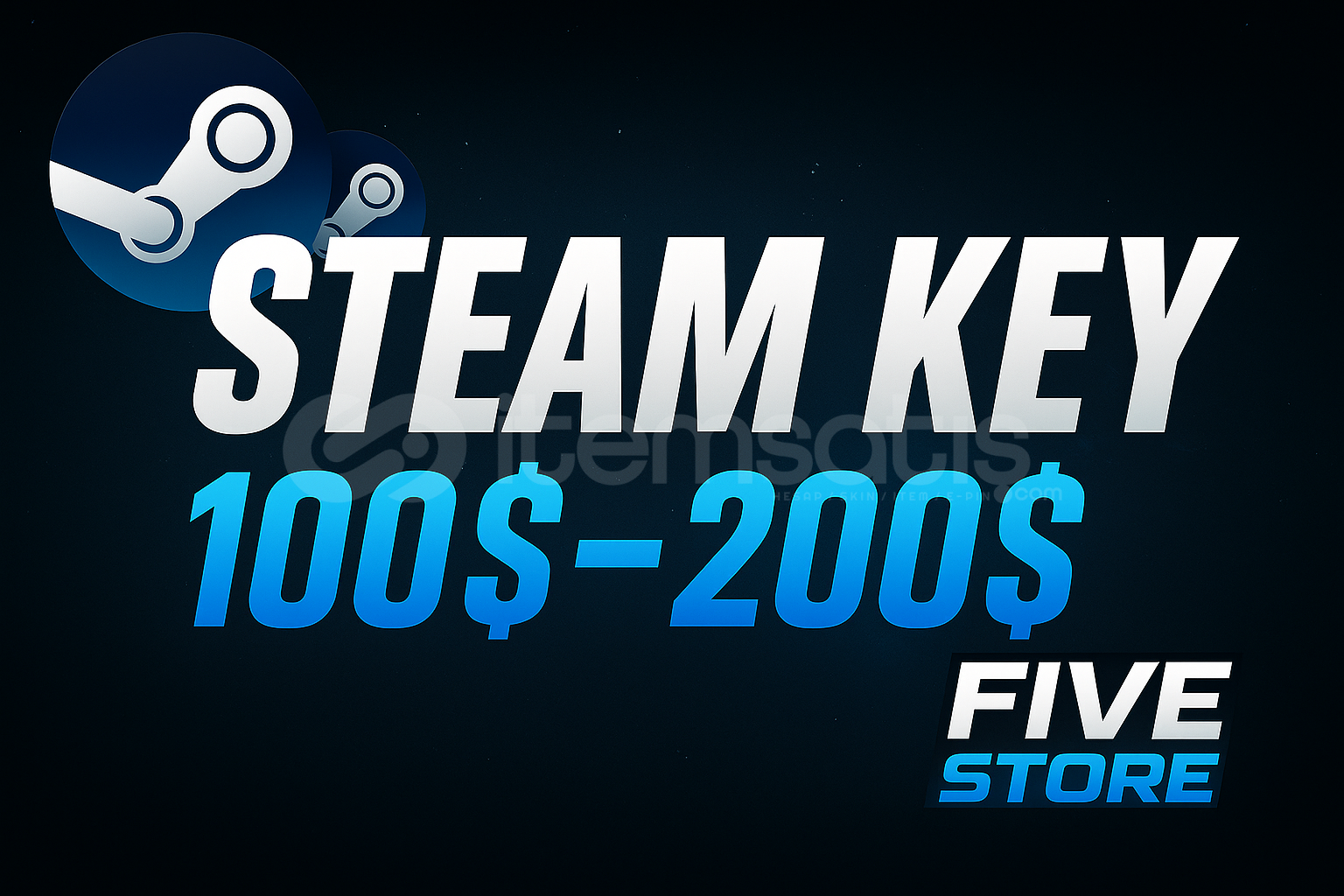 Steam 100-200$ Random Key 7/24 OTO TESLİM Steam 100-200$ Random Key 7/24 OTO TESLİM