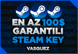 ⭐ Steam 100$ Garantili Random Key ⭐