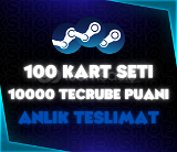 - STEAM 100 SET - 10000XP - 1 SET 8₺ -