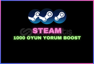 STEAM 1000 OYUN YORUM BOOST