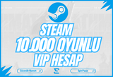 STEAM 10.000 OYUNLU HESAP ⭐ - İNDİRİM