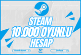STEAM 10.000 OYUNLU HESAP ⭐ - İNDİRİM