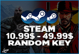Steam 10.99$ - 49.99$ Random Key | OTO TESLİMAT