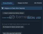 Steam 11.40 dolarlık istediğiniz oyun çekilir