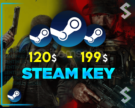 Steam 120$ - 199$ Random Key Steam 120$ - 199$ Random Key