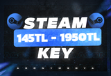 ⭐️ Steam 145 TL - 1950 TL Random Key