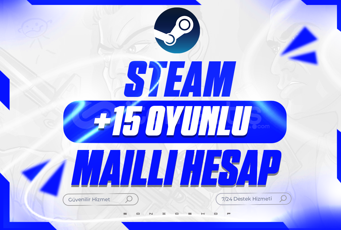 ⭐STEAM +15 OYUN GARANTİLİ MAİL DEĞİŞEN RANDOM⭐ ⭐STEAM +15 OYUN GARANTİLİ MAİL DEĞİŞEN RANDOM⭐