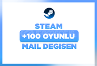 ⭐STEAM +100 OYUN GARANTİLİ MAİL DEĞİŞEN RANDOM⭐