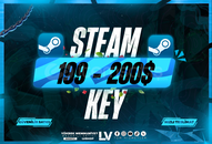 ⭐Steam 199$-200$ Arası Random Key⭐