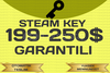 STEAM 199-250$ OYUN GARANTİLİ RANDOM KEY