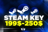 ⭐Steam 199$-250$ Random Key⭐