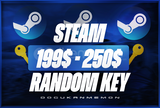 ⭐Steam 199$ - 250$ Random Key Anlık