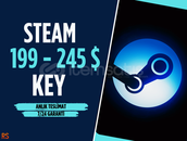 Steam 199$ - 250$ Random Key / Garanti