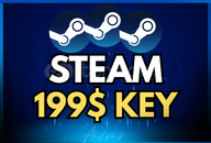 ⚡Steam 199$ [7500₺] Steam Key | ⚡OTO TESLIM