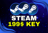 ⚡Steam 199$ [7500₺] Steam Key | ⚡OTO TESLIM