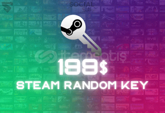 Steam 199$ Random Key - Oto Teslimat Steam 199$ Random Key - Oto Teslimat