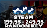 Steam 199.99$-249.9$ Random Key | OTO TESLİMAT