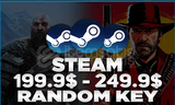 Steam 199.99$-249.9$ Random Key | OTO TESLİMAT