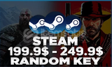 Steam 199.99$-249.9$ Random Key | OTO TESLİMAT