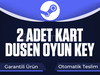 Steam 2 Adet Kart Düşen Oyun Key [Garanti] 