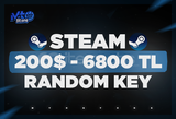 ⭐ STEAM +200$ (6800 ₺) RANDOM KEY + OTO ⭐