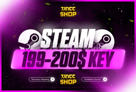 ⚡Steam 200$ (8.392 TL) Steam Key | ⚡OTO TESLIM ⚡Steam 200$ (8.392 TL) Steam Key | ⚡OTO TESLIM