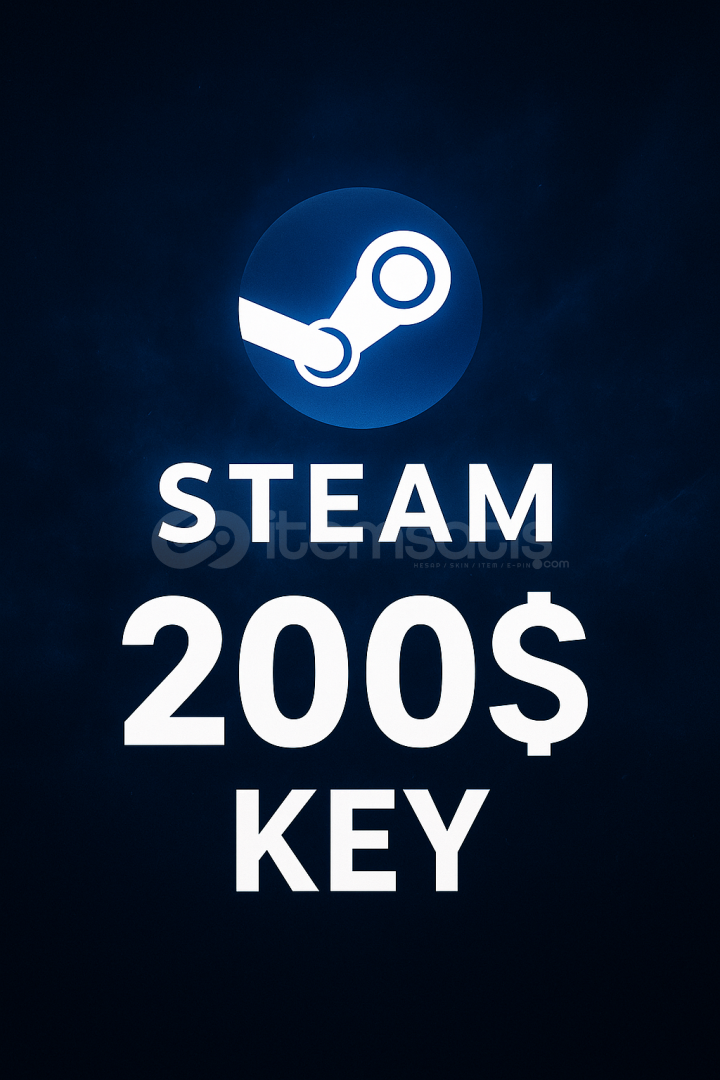 STEAM 200$ DEĞERİNDE RANDOM KEY STEAM 200$ DEĞERİNDE RANDOM KEY