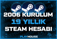 ✅STEAM 2006 KURULUM⭐19 YIL HİZMET MADALYASI