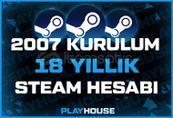 ✅STEAM 2007 KURULUM⭐18 YIL HİZMET MADALYASI