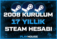 ✅STEAM 2008 KURULUM⭐17 YIL HİZMET MADALYASI