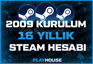✅STEAM 2009 KURULUM⭐16 YIL HİZMET MADALYASI