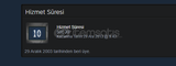 Steam 21 Yıllık Hesap 2003