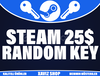 Steam 25$ / 900₺ Random Key [Garanti]