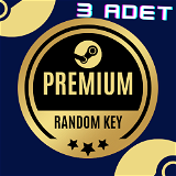 Premium 3 adet Random Key