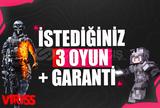 ⭐️STEAM 3 İSTEK OYUN⭐️