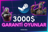 ⭐STEAM - 3000$ GARANTİ EFSANE HESAPLAR⭐