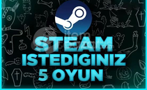 İstediğiniz 5 Oyun [GARANTI + 7/24 DESTEK]