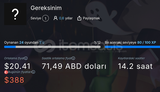 Steam 388 Dolar(15 Bin TL)Değerinde Hesap