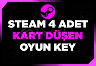 ☢️Steam 4 Adet Kart Düşen Oyun Key ☢️Steam 4 Adet Kart Düşen Oyun Key