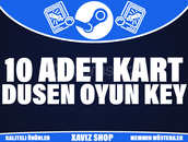 10 Adet Steam Kart Düşüren Paralı Oyun Key
