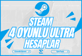 ⭐ STEAM 4 OYUN GARANTİLİ VIP HESAP - İNDİRİM ⭐