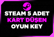 ☢️Steam 5 Adet Kart Düşen Oyun Key ☢️Steam 5 Adet Kart Düşen Oyun Key