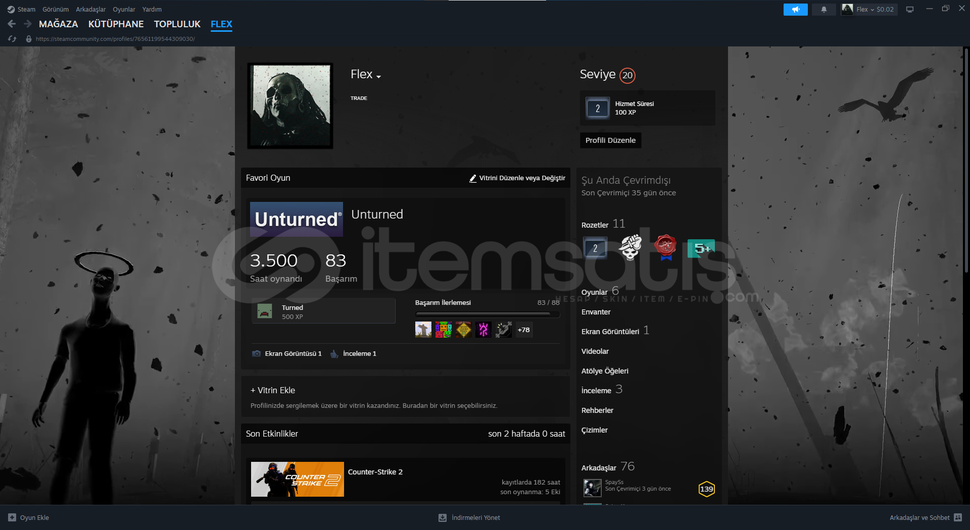 STEAM 5 OYUNLU HESAP STEAM 5 OYUNLU HESAP