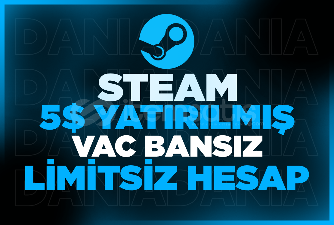 ⭐Steam 5$ Yatırılmış | Limitsiz Hesap ⭐Steam 5$ Yatırılmış | Limitsiz Hesap