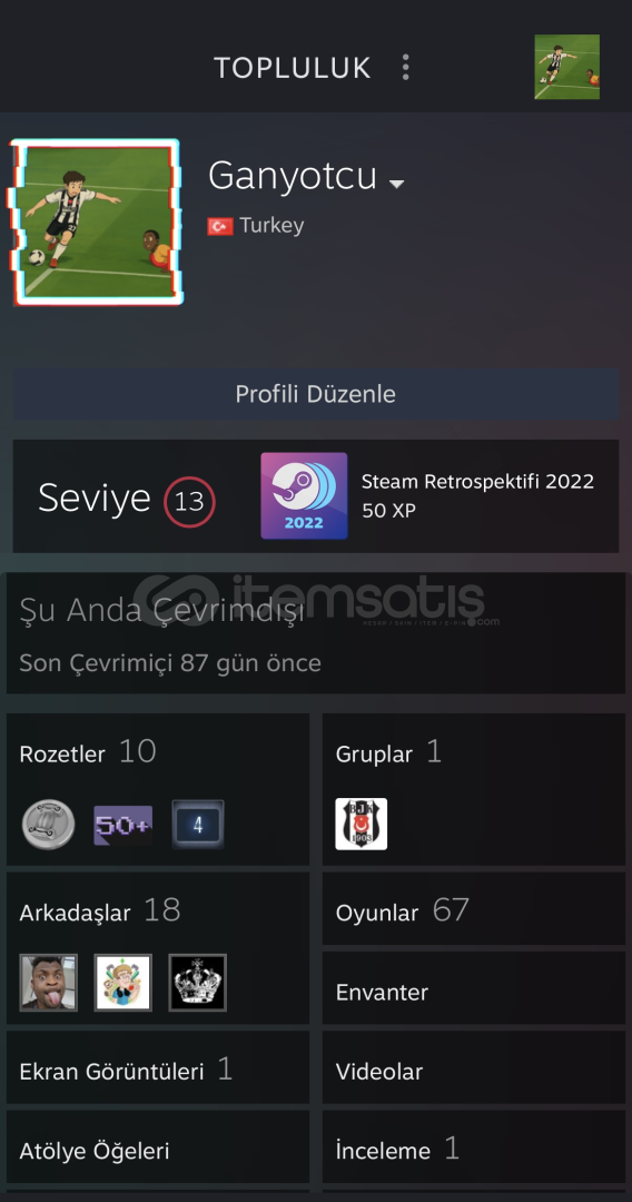 STEAM 67 oyun Acil satılık!! STEAM 67 oyun Acil satılık!!