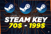 ⭐Steam 70$-199$ Random Key⭐