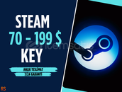 Steam 70$ - 199$ Random Key / Garanti