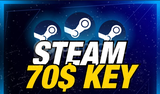 Steam 70$ Random Key