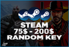 Steam 75-200$ Random Key | OTO TESLİMAT