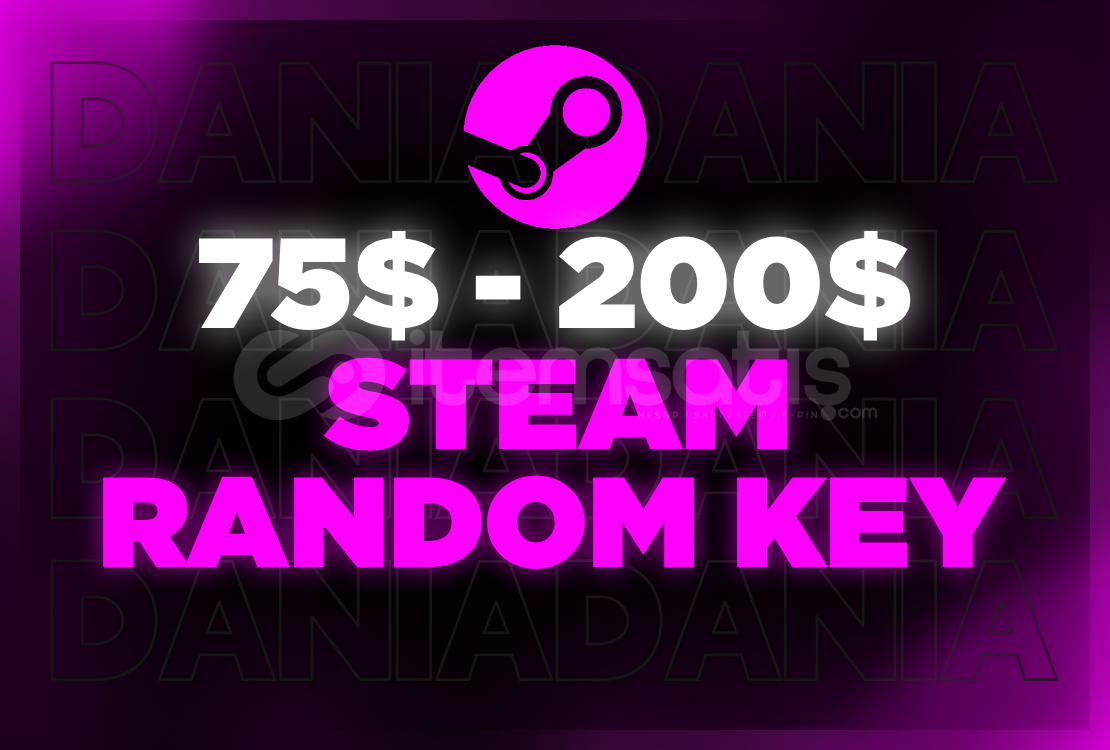 Steam 75$ - 200$ Random Key Steam 75$ - 200$ Random Key